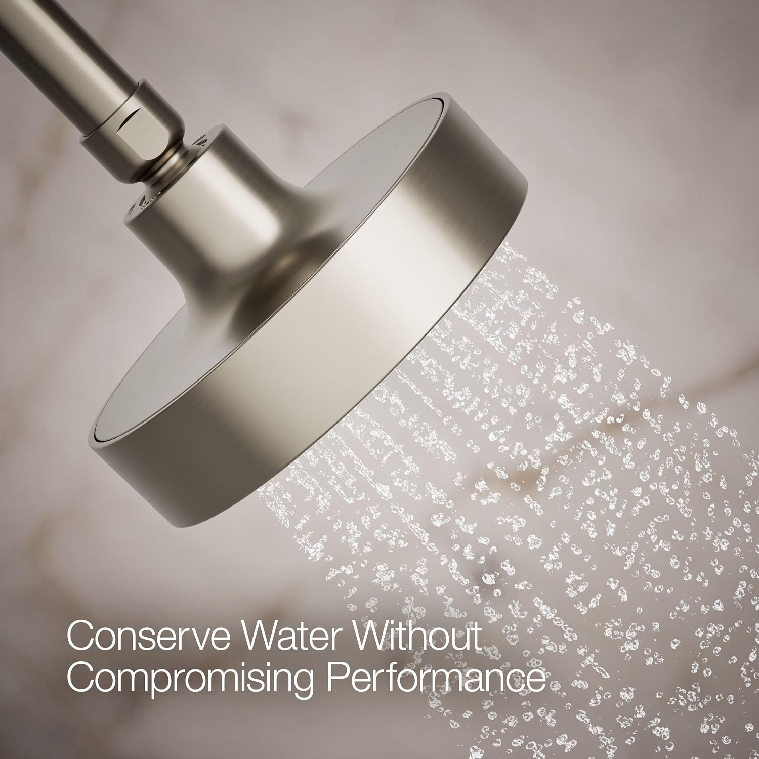 Kohler 939-G-BN Purist® Single-function showerhead, 1.75 gpm, Vibrant Brushed Nickel