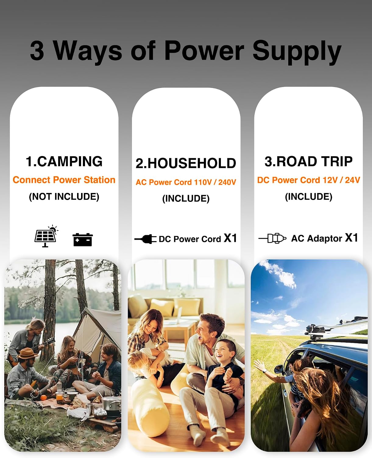 Portable Car Refrigerator, 12 Volt Refrigerator, Slim Design, 0℉~50℉, 17 Quart(16L) Electric Cooler, 12v Cooler for Vehicles, Truck, Camping, Travel, Home, RV