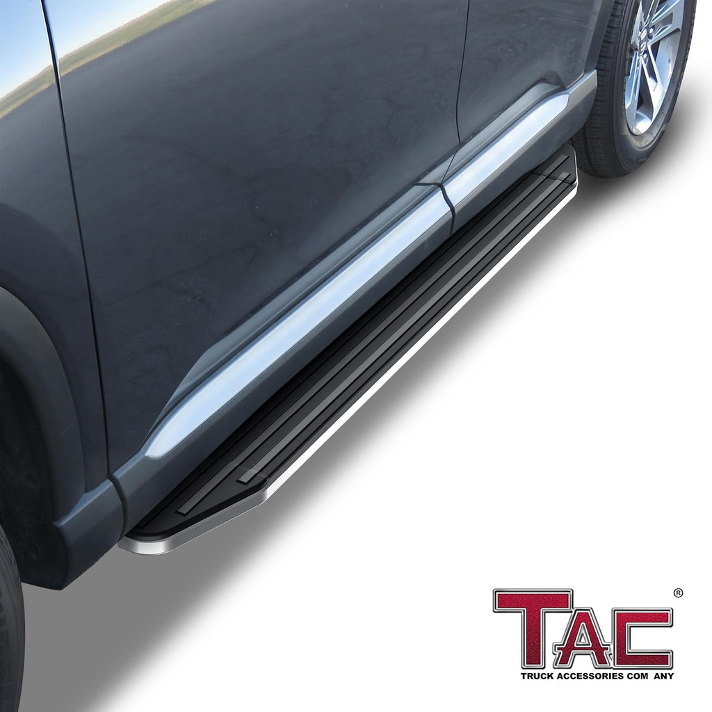 TAC Running Boards Compatible with 2023-2026 Honda Pilot SUV 5.5' Aluminum Black Side Steps Nerf Bars Step Rails Exterior Accessories 2 Pieces