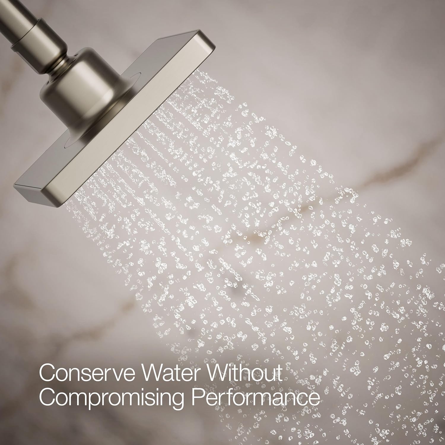 Kohler 24805-G-BN Parallel® Single-function showerhead, 1.75 gpm, Vibrant Brushed Nickel
