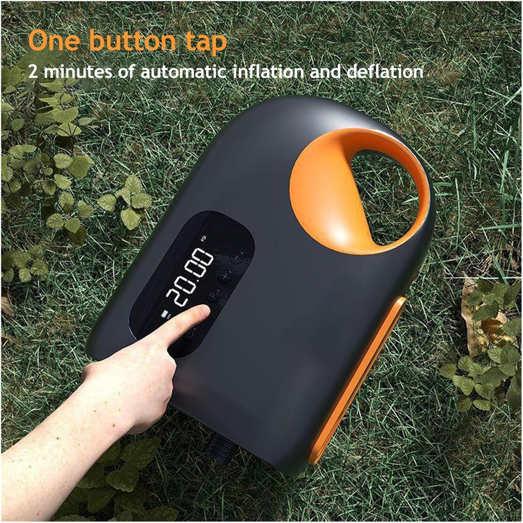 Tire Inflator, 20PSI Protable Air Pump Inflatable Sup Pump Electric Inflatable Deflatable Air Inflator For Surfing Paddle Board Boat,Dual Use Air Pump(Wired)