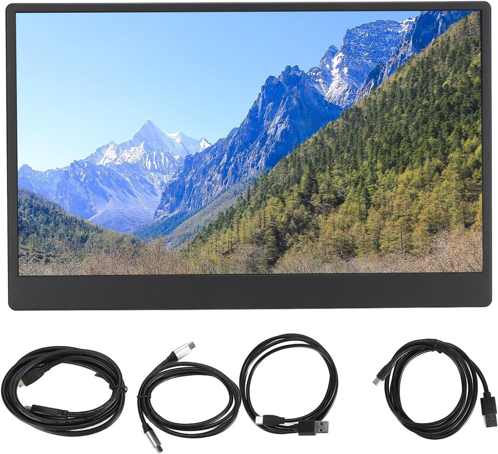 Focket Portable Touch Screen Monitor 13 Inch 1080p, USB C Gaming Display for Laptop Screen Extender with Dual Speakers for Phone PC