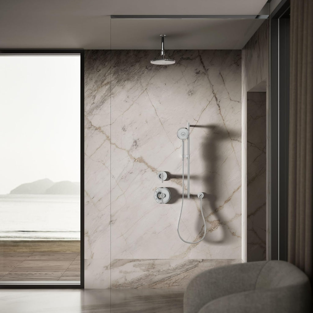 Kohler 26301-CP Statement® Open Rain iconic single-function rainhead,' 2.5 gpm, Polished Chrome