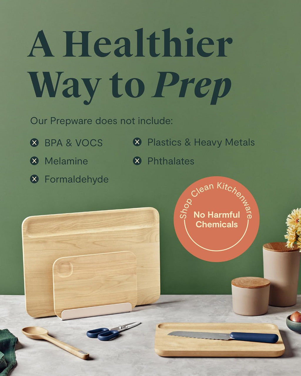 Cutting Board & Utensil Set