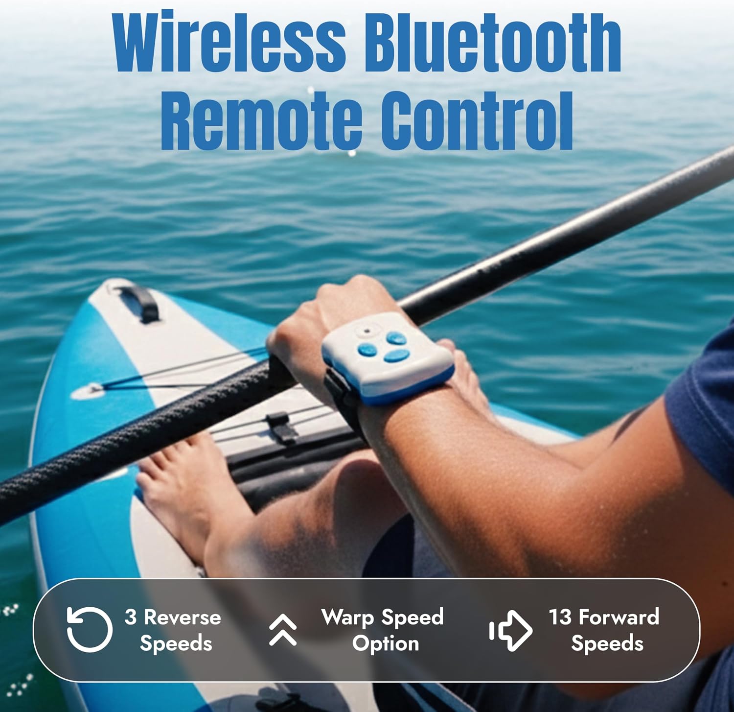 Bixpy K-1 Angler Pro Outboard Kit – Includes K1 Kayak Motor with Remote Control & Quick-Release Mount for Kayaks, Canoes, Paddleboards, Dinghies & Inflatable Boats