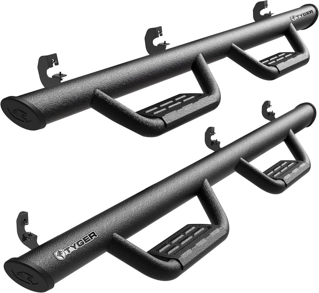 Tyger Auto Tyger Access Running Boards Compatible with 2015-2026 Chevy Colorado GMC Canyon | Crew Cab | TG-AS2C24002 | Textured Black Drop Step Rail