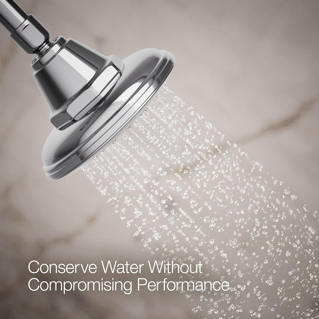 KOHLER 45417-G-CP Pinstripe Showerhead, Polished Chrome