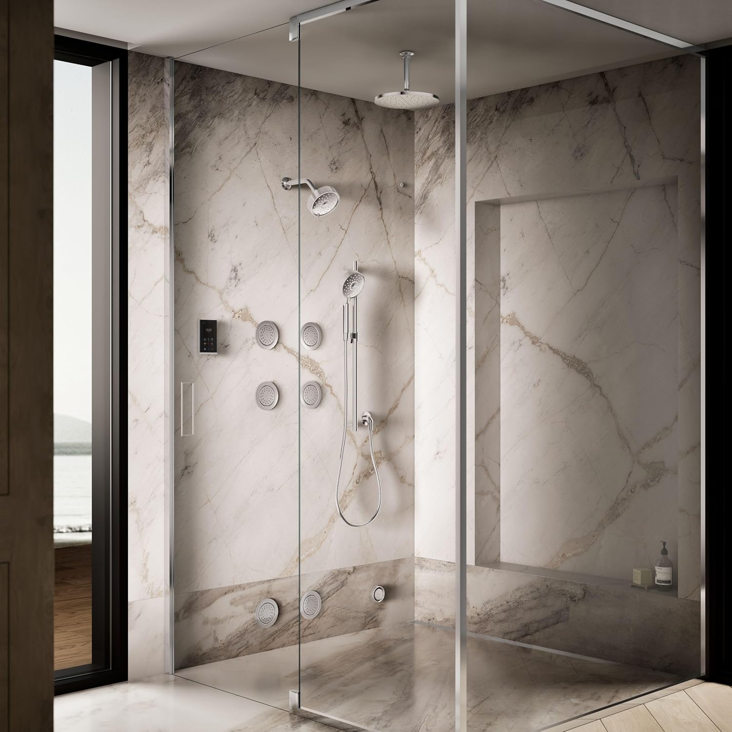 Kohler 99694-CP DTV+™ Interface mounting Bracket, Polished Chrome