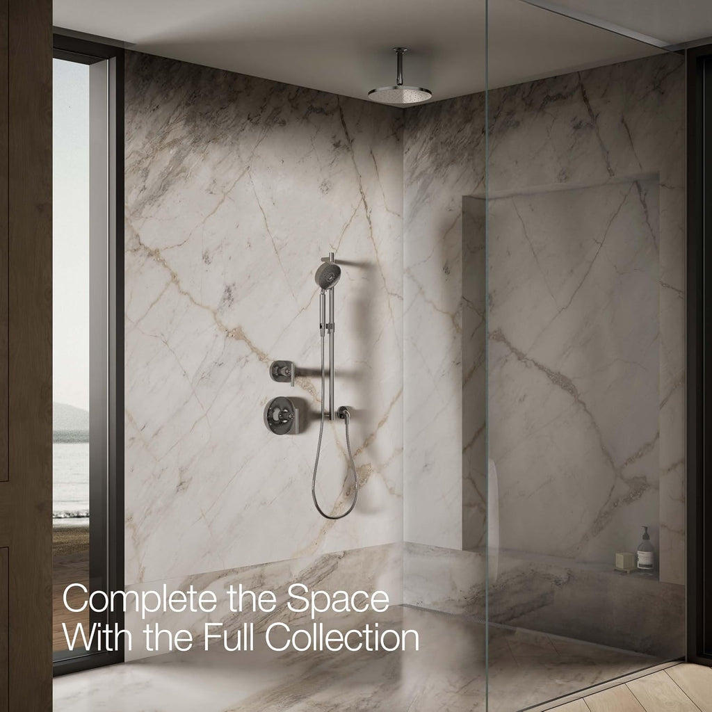 Kohler 13689-G-TT, 10 CONTEMPORARY ROUND RAIN SHWHD,1.75GPM, Vibrant Titanium