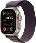 Apple Watch Ultra 2 [GPS + Cellular, 49mm] Titanium Case with Indigo Alpine Loop, S/M (Renewed)