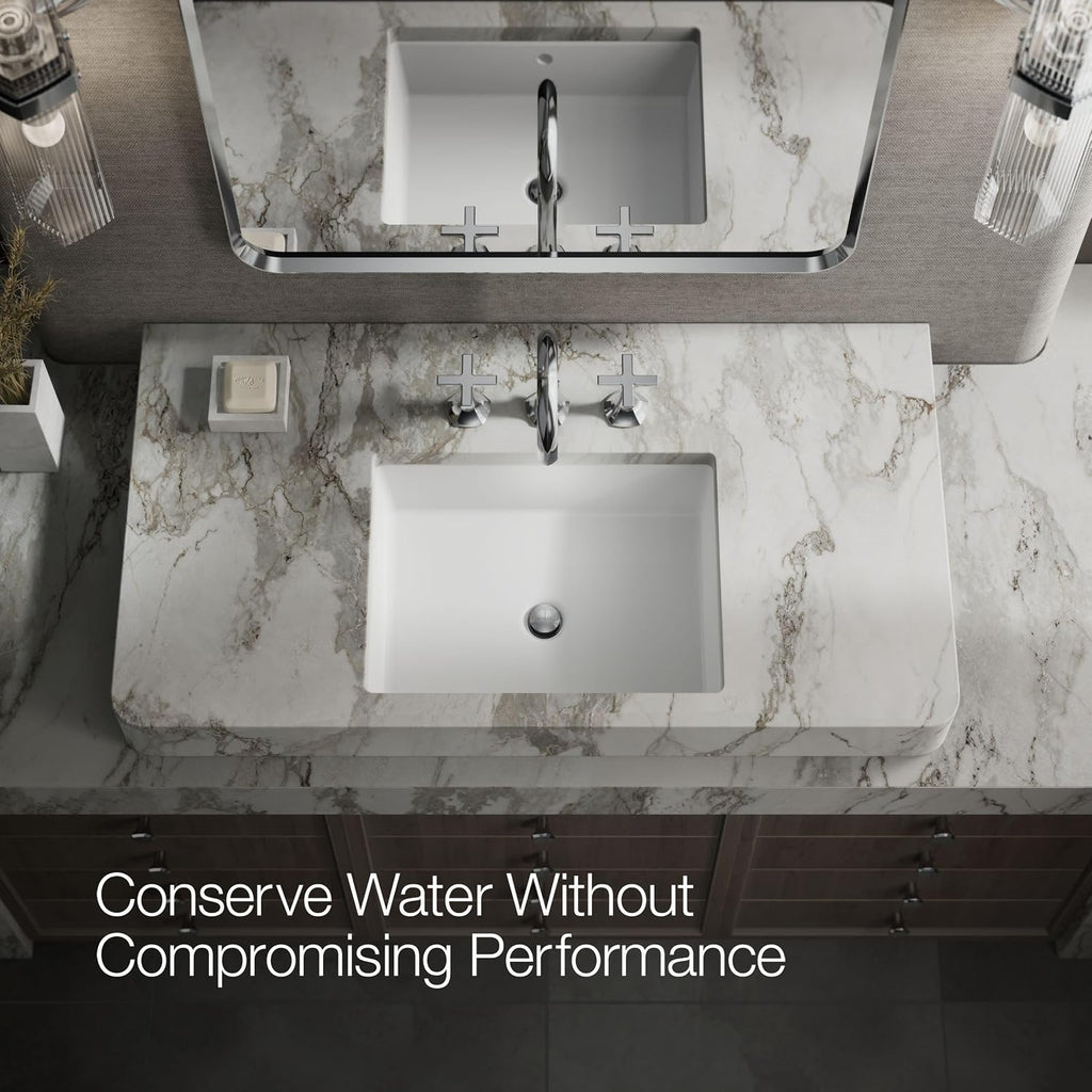 Kohler 27010-3-CP OCCASION™ Cross bathroom sink faucet handles, Polished Chrome