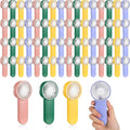 Sumind 64 Pcs Small Personal Portable Fan Mini Handheld Bulk 1 Speed Electric Cute Battery Powered for Neck Lash Makeup Women Men Travel Camping Indoor Outdoor Summer (4 Colors)