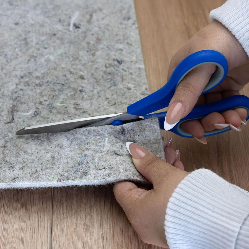 RUGPADUSA, 5'3' x 7'6', 100% Felt Rug Pad (3/8' Thick), Safe for All Floors, Low-VOC, Made in the USA, 2-Year Warranty