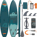 Retrospec Weekender Tour 11'6 Inflatable Paddle Board - Lightweight Touring SUP with Paddle, Pump & Accessories - Stable, Puncture-Resistant Design with No-Slip Deck & Storage Bungees
