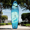Inflatable Paddle Board 9.9'x33 x5 with Premium SUP Accessories & Backpack, Wide Stance, Bottom Fin for Paddling, Paddle, Leash, Surf Control, for Youth & Adult