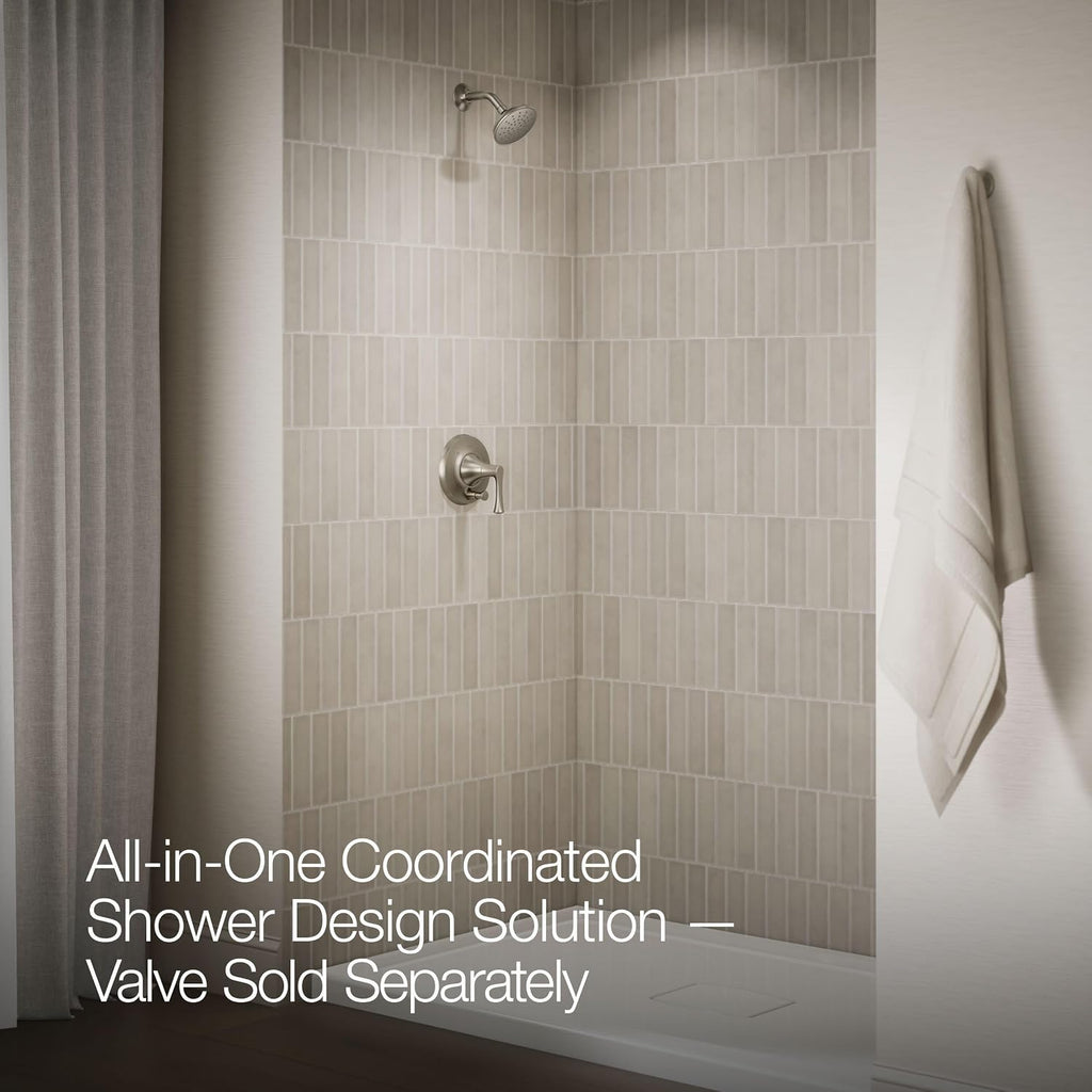 Kohler T35943-4G-BN Buckley™ Rite-Temp® shower trim kit with push-button diverter, 1.75 gpm, Vibrant Brushed Nickel