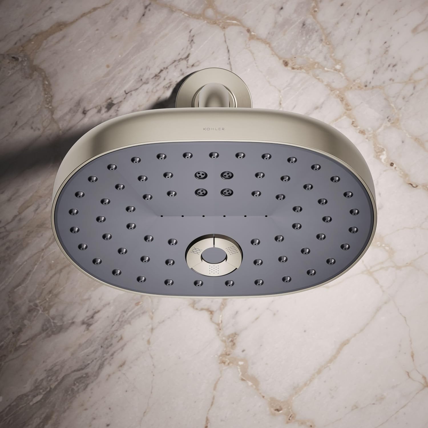 Kohler 26290-G-BN Statement® Three-function showerhead, 1.75 gpm, Vibrant Brushed Nickel