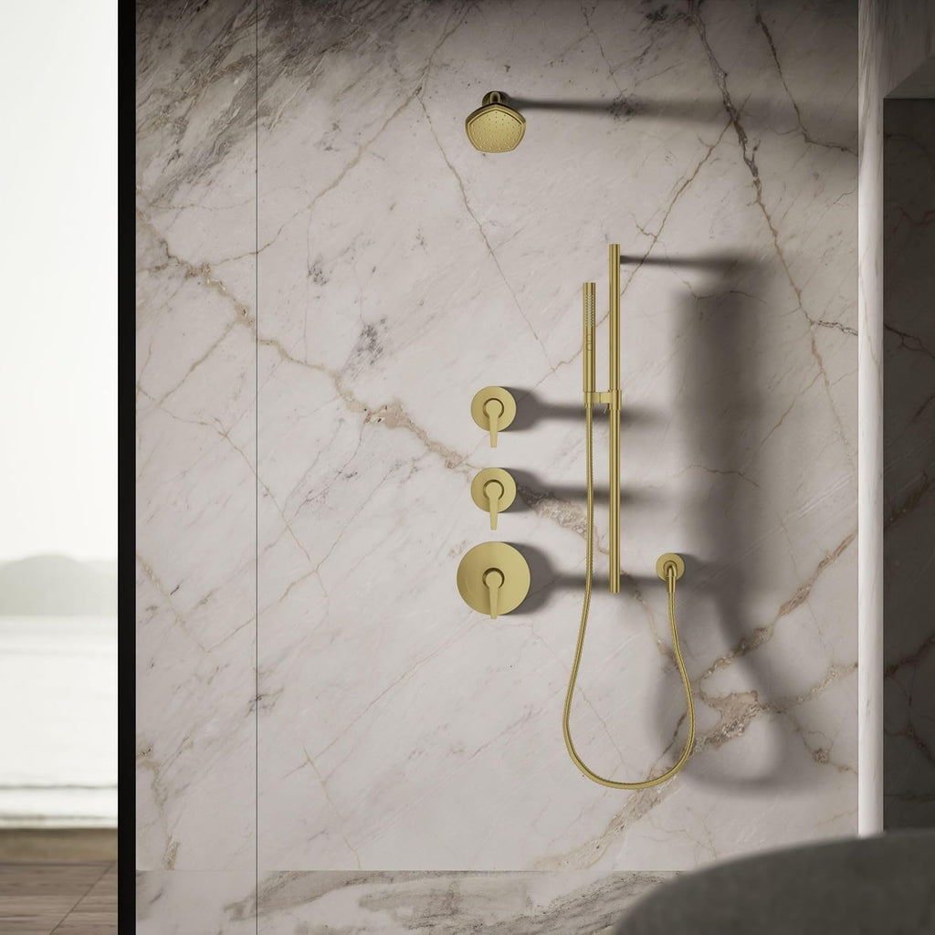 Kohler 27050-G-2MB Occasion® Single-function showerhead, 1.75 gpm, Vibrant Brushed Moderne Brass
