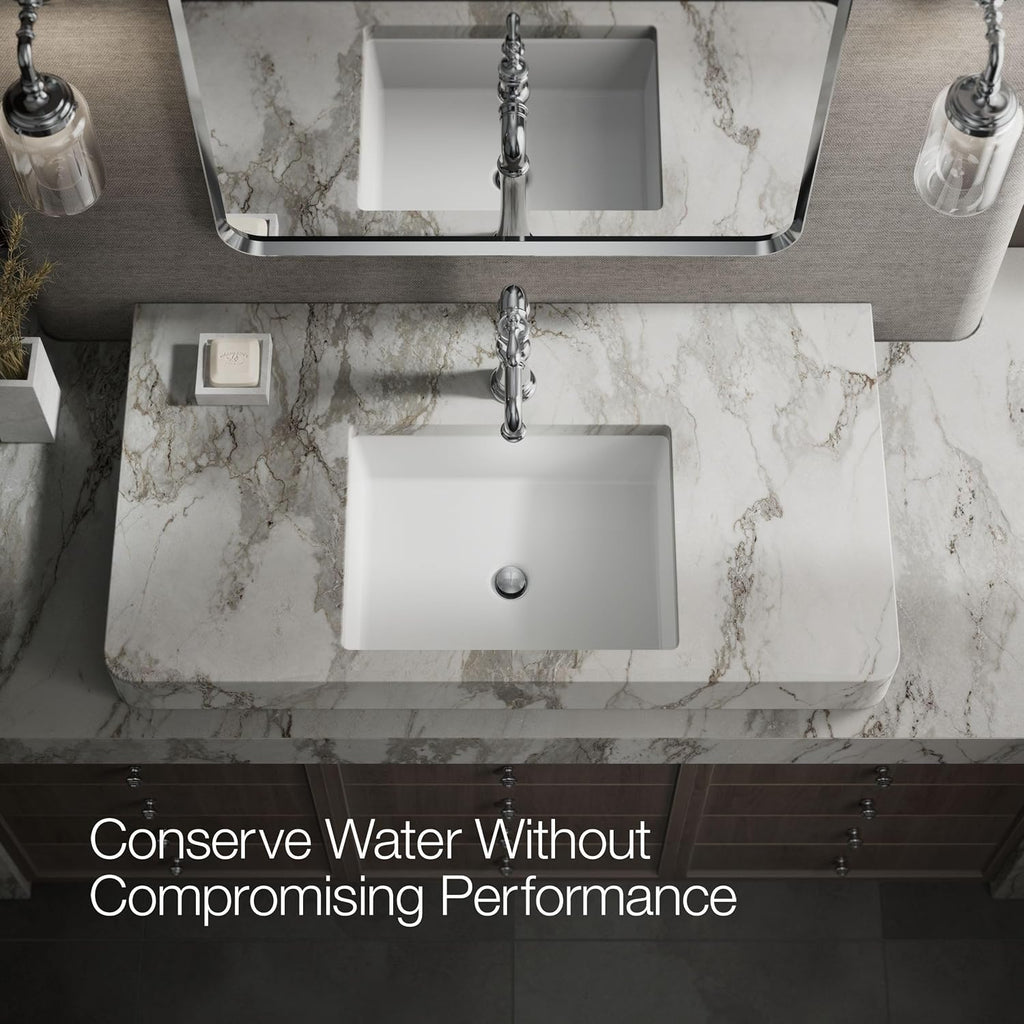 Kohler 72763-9M-CP Artifacts® Gentleman's® Single-Handle Bathroom Sink Faucet, 1.2 gpm, Polished Chrome