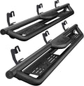 PZ 6' Running Boards Anti-Slip Side Steps Carbon Steel Compatible with 2007-2018 GMC Sierra 1500 Double Cab,550LBS Steel No Drill Truck Running Boards Direct Fit Nerf Bar