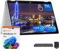 HP OmniBook 5 Flip 2-in-1 14' 2K Touchscreen Laptop, Intel 7 150U, 16GB LPDDR5, 672GB Storage(512GB SSD+160GB Docking Station Set), Backlit Keyboard, 5MP IR Camera, Wi-Fi 6E, Windows 11 Pro, Silver