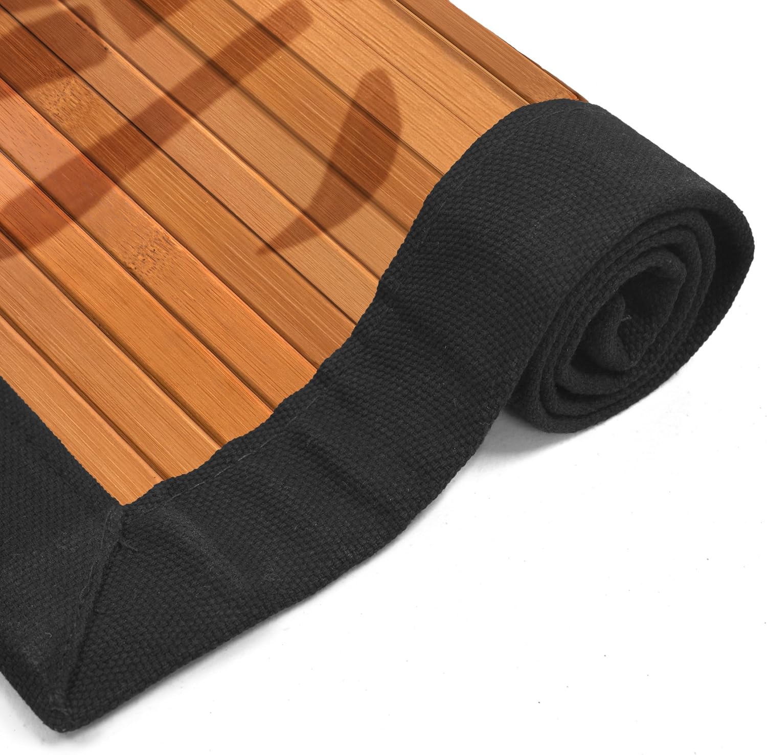 Red Lantern Bamboo Rug - Bamboo Tree - 4' x 6'