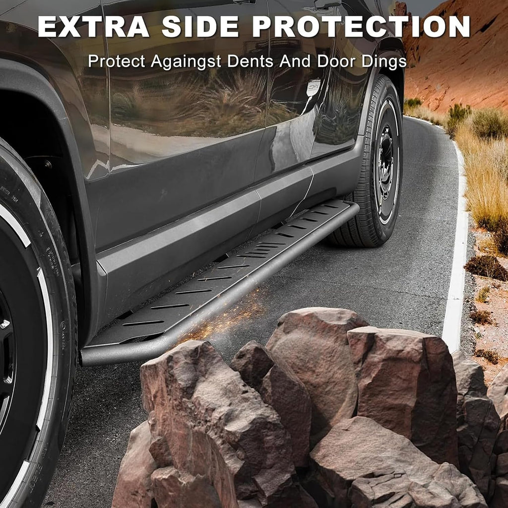 EVbase-ev 2Pcs Running Boards for R1T Door Side Steps Compatible with Rivian R1T 2025 Nerf Bars Pedal for Rivian Exterior Accessories