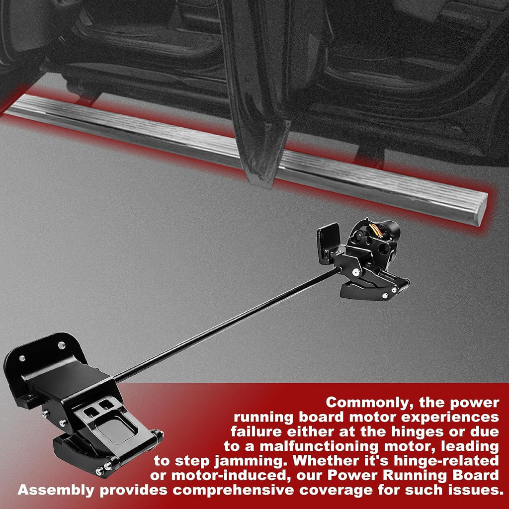 Driver Side Power Running Board Motor Assembly with Front & Rear Bracket Compatible with Ford Expedition 2007-2017, Lincoln Navigator 2007-2014. for 131.0 inch Wheelbase only