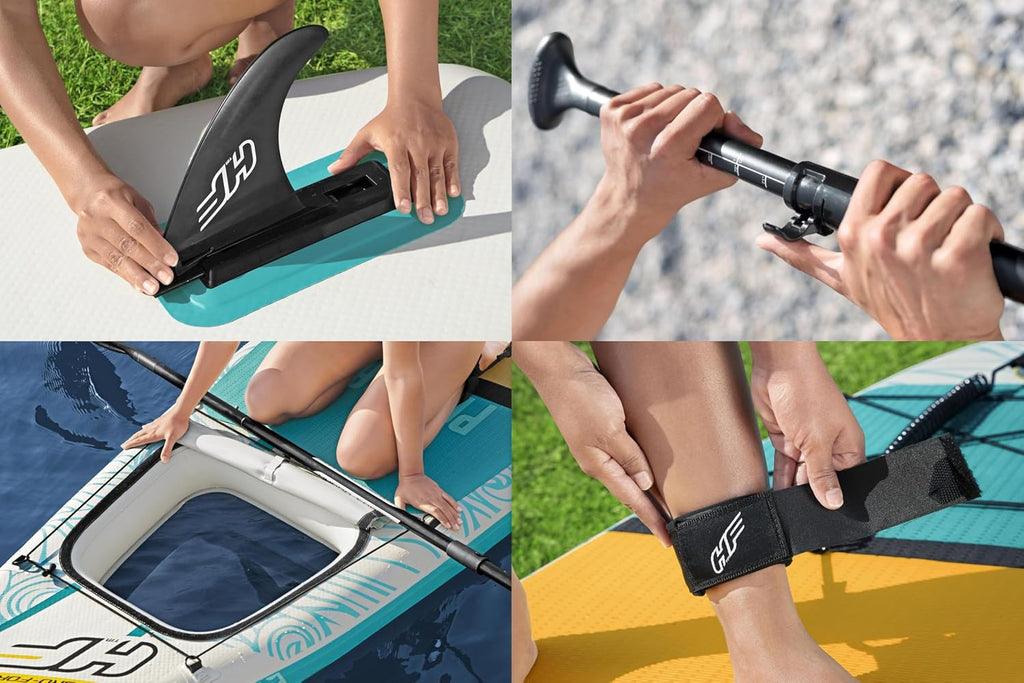 Hydro-Force SUP, Inflatable Stand Up Paddle Board, Complete Set, Multiple Styles, Sizes, 9FT, 10FT, 10'2FT, 11'2FT