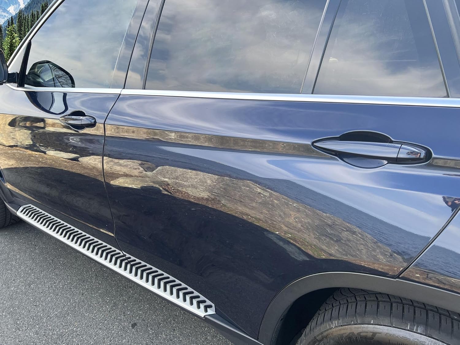 Running Board Compatible with 2014-2018 BMW X5 F15, Factory Style Side Step Bar Nerf Bar by IKON MOTORSPORTS, 2015 2016 2017