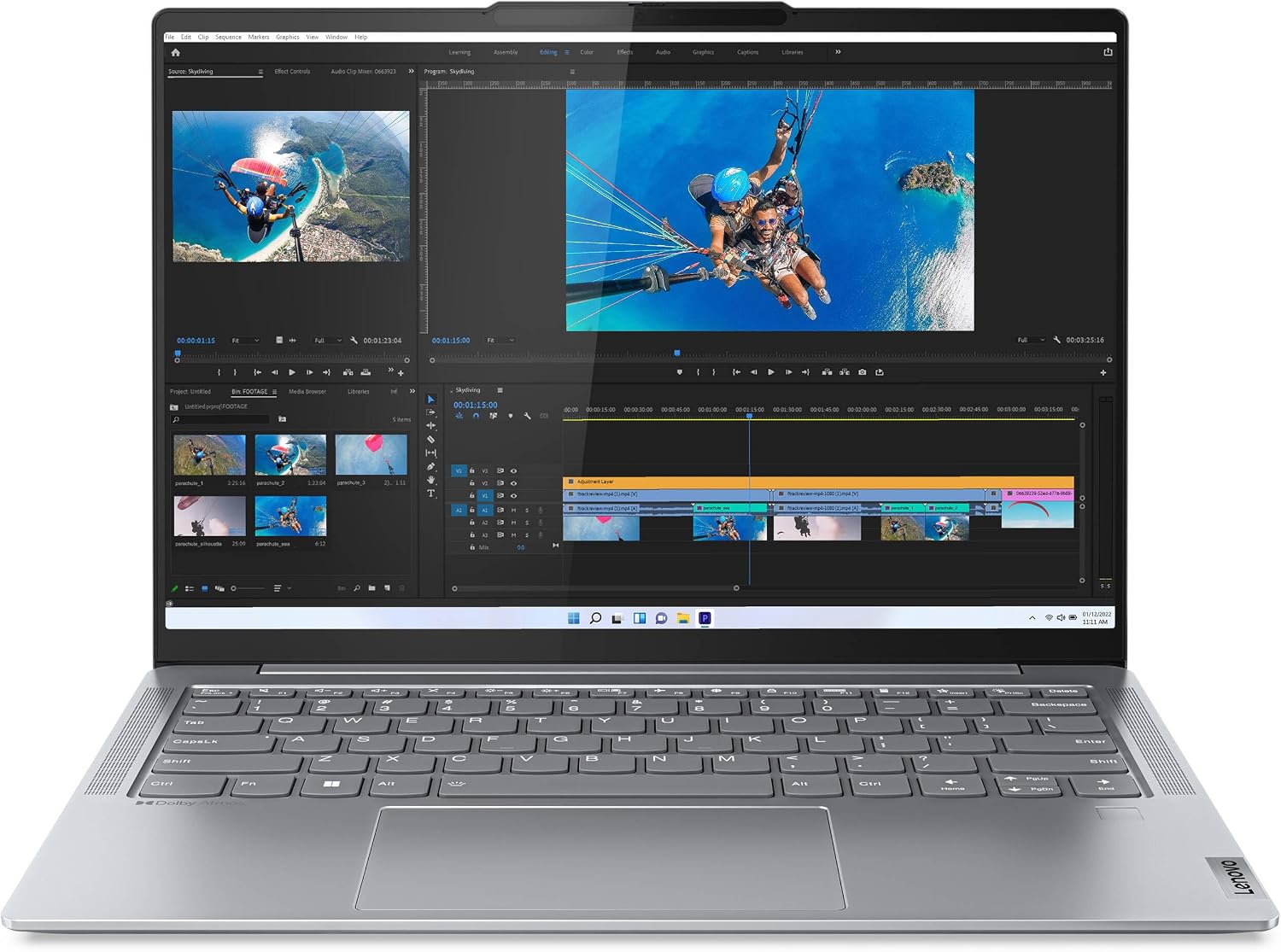 Lenovo 2023 Slim 7 14IRP8 Personal Laptop - 14' 2880x1800 Touchscreen 120Hz - 12-Core Intel i7-1360P - 16GB RAM 1TB SSD - Thunderbolt 4 - HD Audio - Fingerprint - 1080p FHD Camera - W11H - Misty Grey