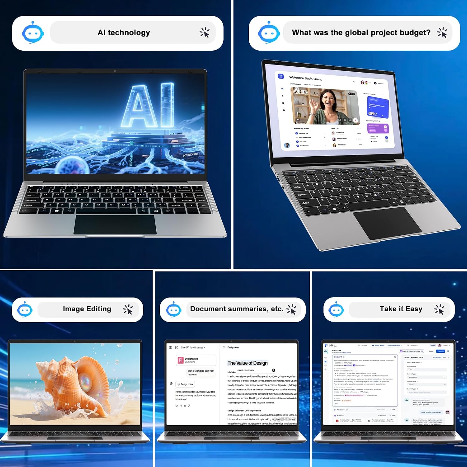 2026 14 Inch Laptop Computer Win 11 8GB+256GB SSD Up to 1TB SSD Expand Laptops N4020 Up to 2.8Ghz DDR4 1080p FHD Dual WiFi BT4.2 with Webcam Screen Projection Function for Business Student--Silver