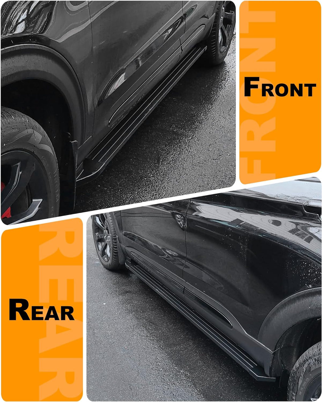 Running Boards Fit for 2020-2026 Ford Explorer Base ST XLT Limited Platinum ST-Line Timberline Side Steps w/Mud Flaps