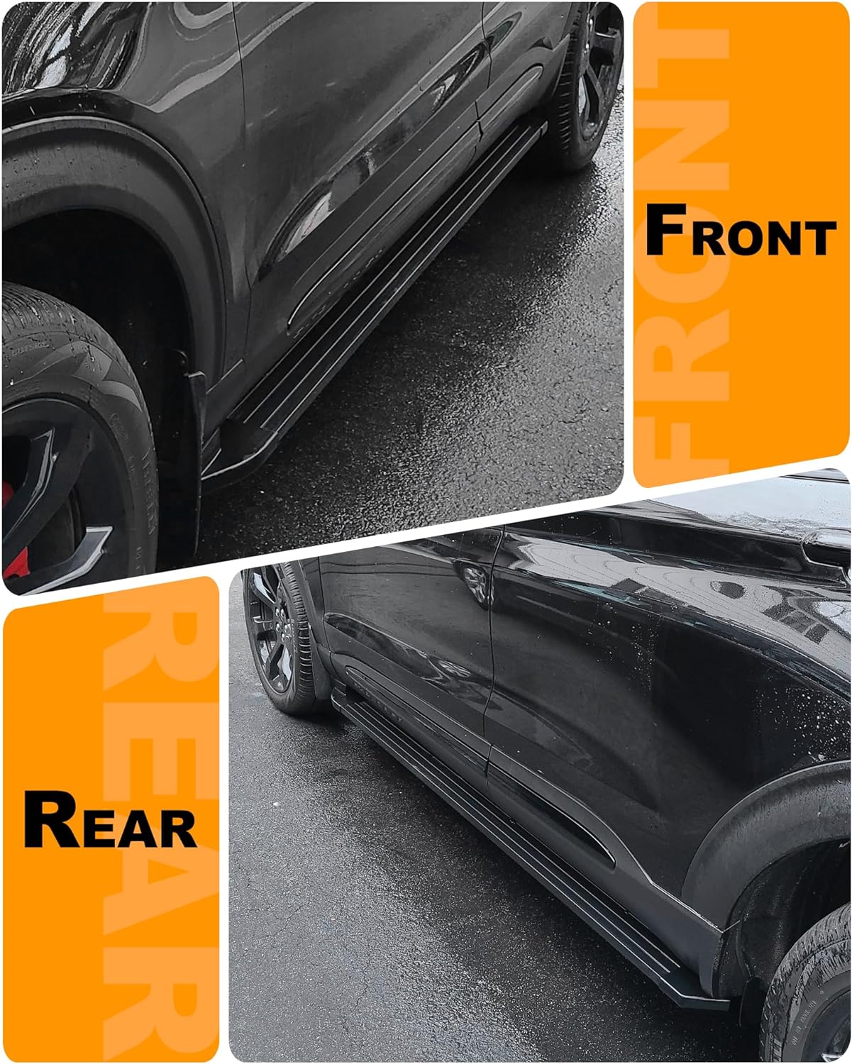 Running Boards Fit for 2020-2026 Ford Explorer Base ST XLT Limited Platinum ST-Line Timberline Side Steps w/Mud Flaps