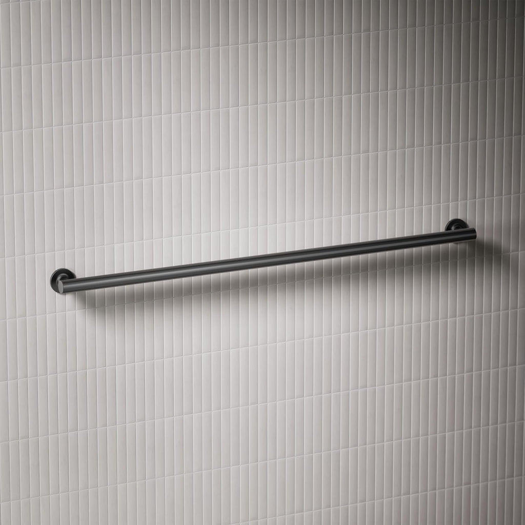KOHLER 11896-BL Purist 42' Grab Bar for Bathtubs and Showers, Wall-Mount Grab Bars for Bathroom, Matte Black