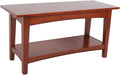 Shaker Cottage Bench in Cherry – Entryway Furniture, Shoes Shelf, Coffee Table, Long Lasting Durability, Easy Assembly, Transitional, Cottage Styling