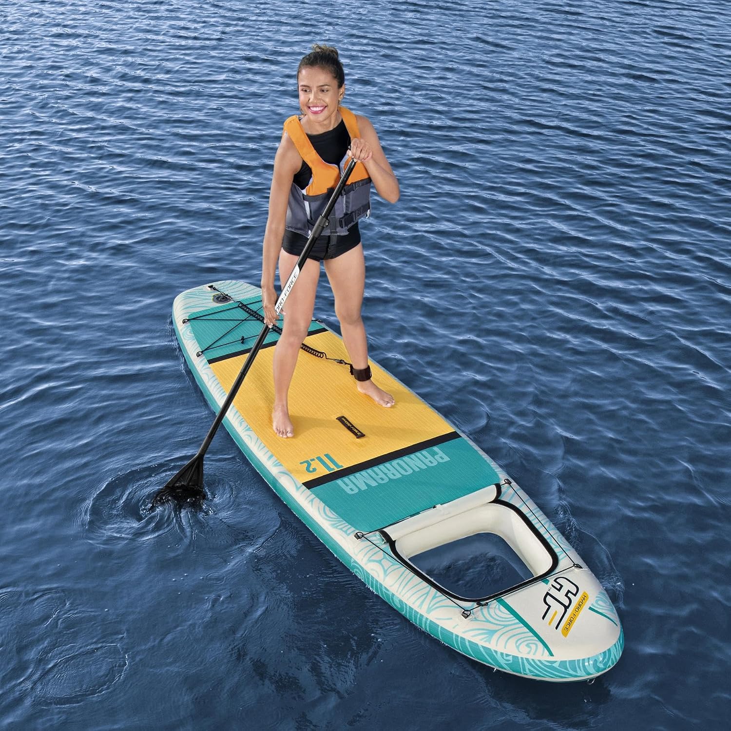 Hydro-Force SUP, Inflatable Stand Up Paddle Board, Complete Set, Multiple Styles, Sizes, 9FT, 10FT, 10'2FT, 11'2FT