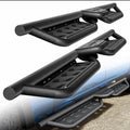 ONINE Running Boards Custom Fit 2019-2026 Chevy Silverado/GMC Sierra 1500 & 2020-2026 Chevy Silverado/GMC Sierra 2500HD/3500HD Crew Cab Side Steps Rock Silders, Tri-Step Textured Black