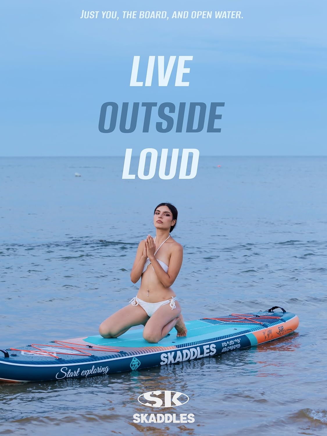 11'6 × 35' Inflatable SUP–Super Wide, Stand Up Paddle Board for Adults, Youth, Family & Pets, High Weight Capacity, Non-Slip EVA Deck, Premium Accessories