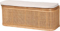 Bali & pari Ishana Bohemian Natural Rattan Storage Bench