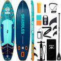 11'6 × 35' Inflatable SUP–Super Wide, Stand Up Paddle Board for Adults, Youth, Family & Pets, High Weight Capacity, Non-Slip EVA Deck, Premium Accessories
