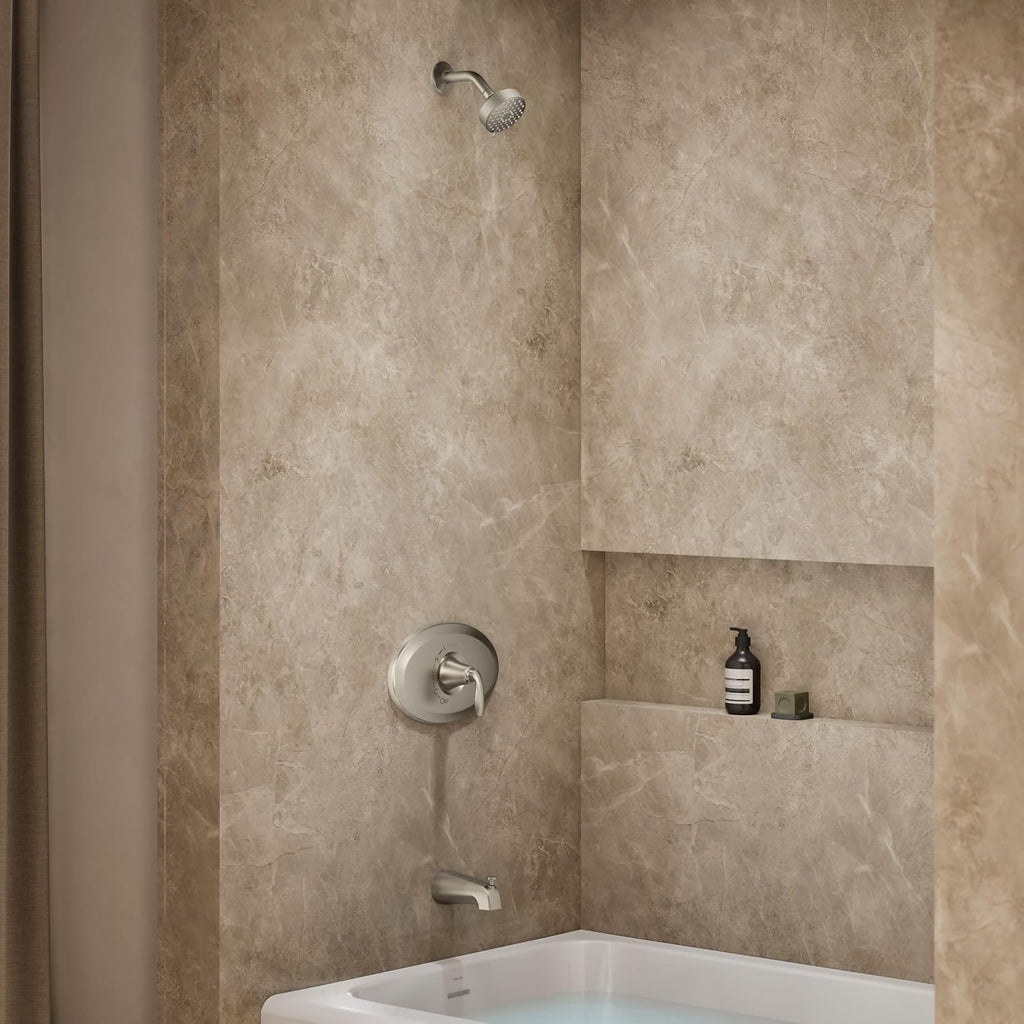 Kohler K-TS21948-4G-BN Remodel Rite-Temp Bath and Shower Trim Kit, 1.75 GPM, Vibrant Brushed Nickel