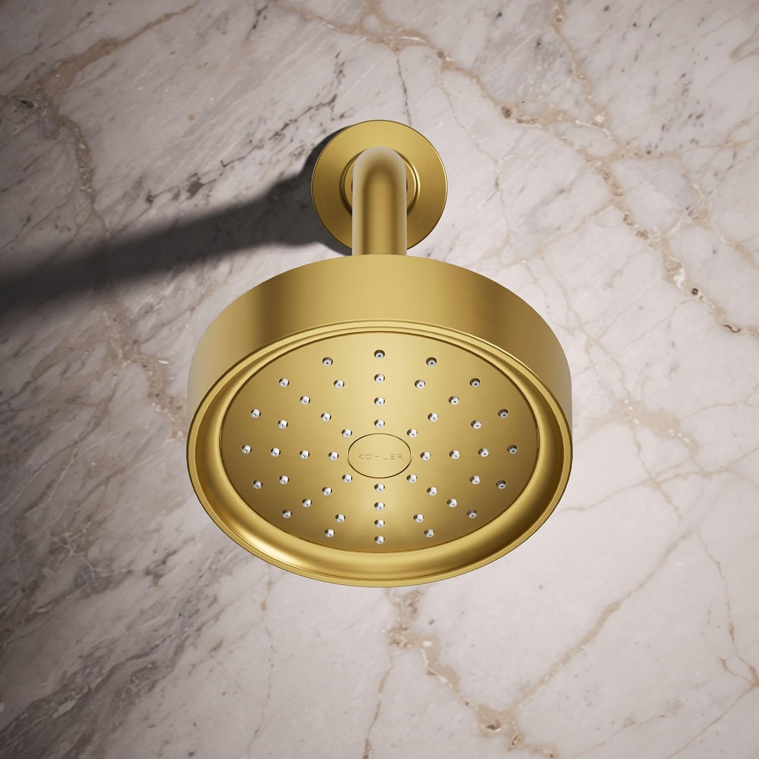Kohler 939-G-2MB Purist® Single-function showerhead, 1.75 gpm, Vibrant Brushed Moderne Brass