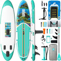 Niphean Inflatable Stand Up Paddle Board with Stabiltrac Fin Design and SUP Accessories & Niphean Dog Pool Ramp(Full-Coverage Non-Slip Deck)