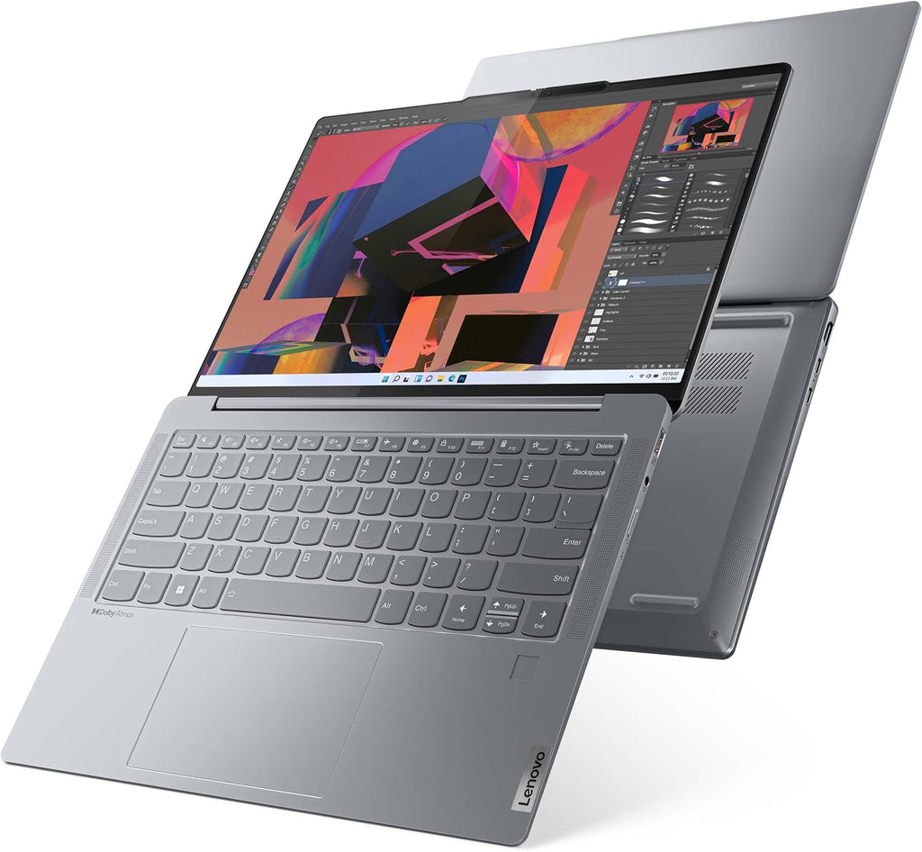 Lenovo 2023 Slim 7 14IRP8 Personal Laptop - 14' 2880x1800 Touchscreen 120Hz - 12-Core Intel i7-1360P - 16GB RAM 1TB SSD - Thunderbolt 4 - HD Audio - Fingerprint - 1080p FHD Camera - W11H - Misty Grey