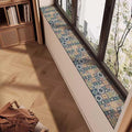 Drsyffsup Customizable Window Sill Mats, Diatomaceous Earth Absorbent Mat, 60cm 1m 1.5m 180cm 2m Extra Long Non Slip Washable Bay Windows Cushion Cover(24x71in/60x180cm)