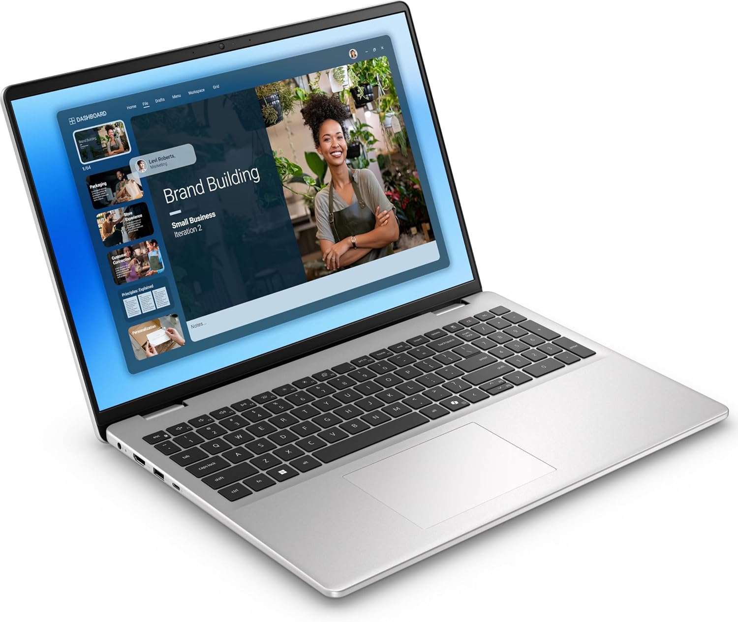 Dell 16 Touchscreen Business Laptop DC16251, 16' FHD+ 16:10 300-Nits Display, Intel 10-Core 7 150U(up to 5.4 GHz), 64 GB DDR5, 2 TB SSD, Wi-Fi 6E, Backlit KB, Fingerprint, Copilot AI, Windows 11 Pro