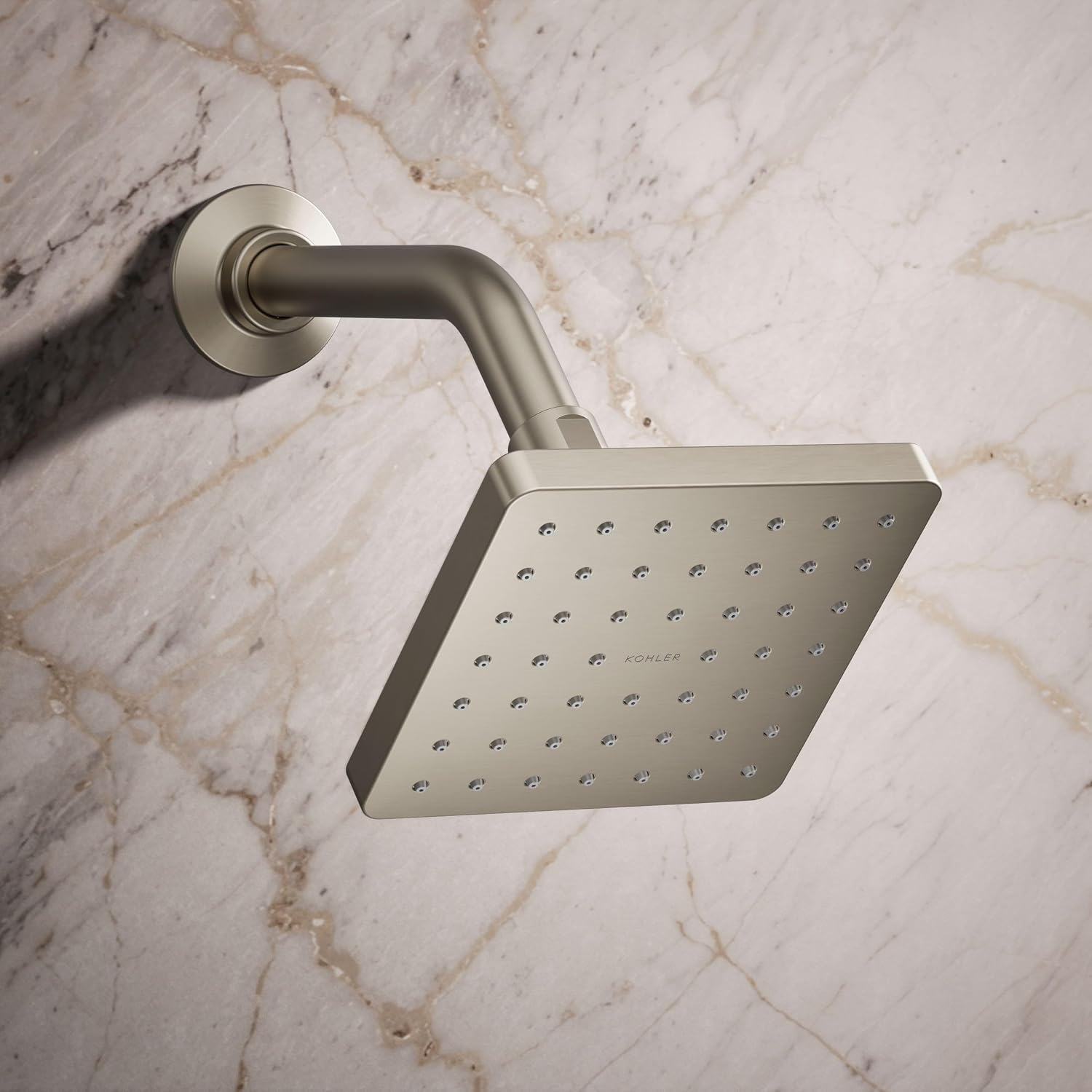 Kohler 24805-G-BN Parallel® Single-function showerhead, 1.75 gpm, Vibrant Brushed Nickel