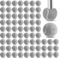 Wettarn 400 Pcs Precut Tennis Balls for Chairs Precut Tennis Balls Bulk 2.5 Inch Chairs Leg Floor Protector Heavy Duty Long Lasting Glide Covering Non Slip for Classroom Furniture Leg Floor Protection