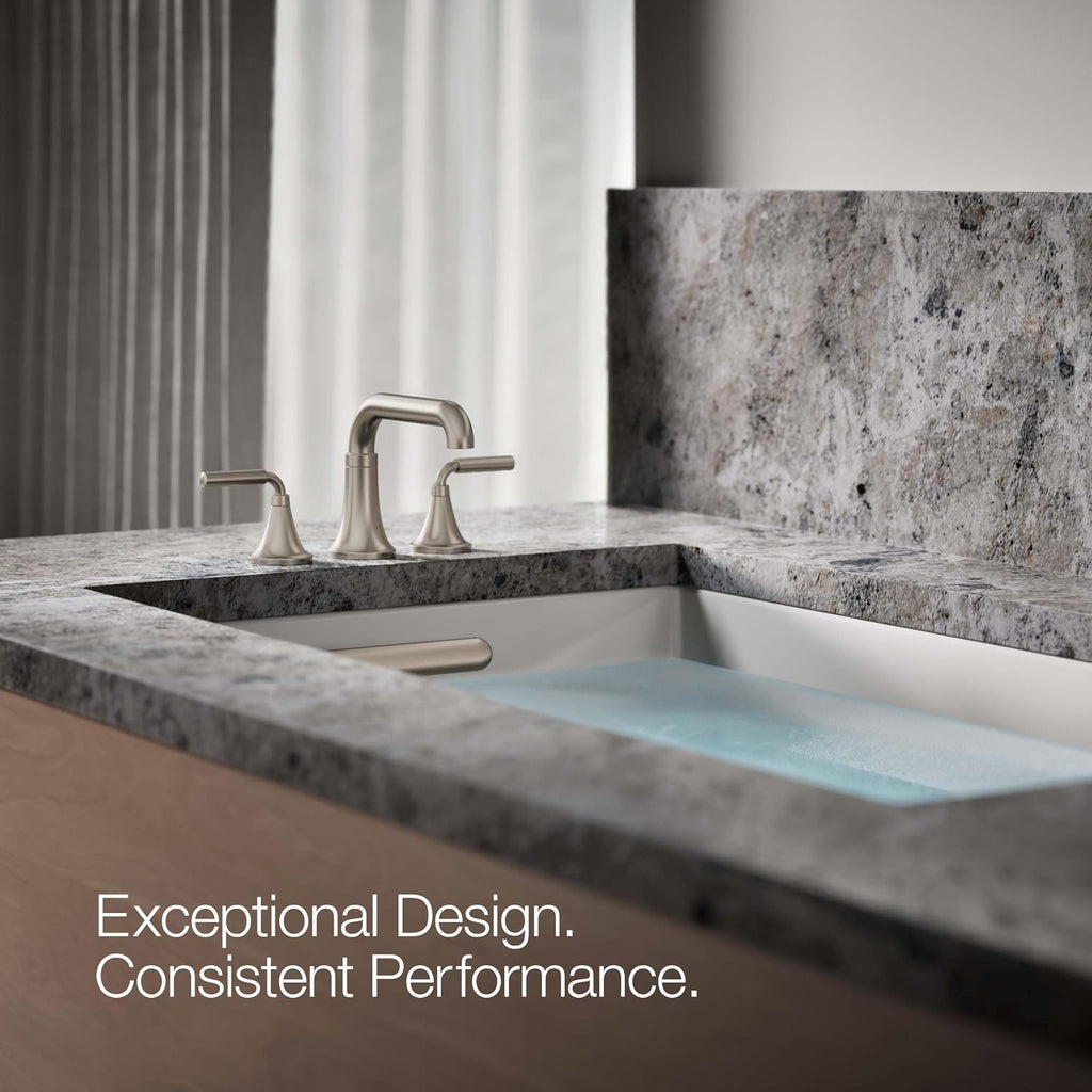 Kohler T27417-4-BN Tone™ Deck-Mount Bath Faucet Trim, Vibrant Brushed Nickel